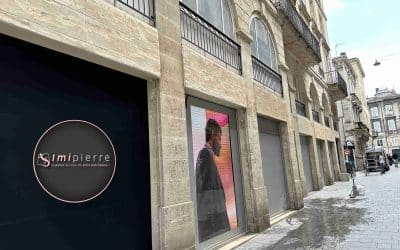 Bordeaux centre chez Hugo BOSS pour déco façade