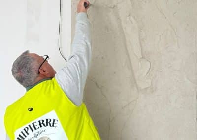 Roche murale décorative en intérieur