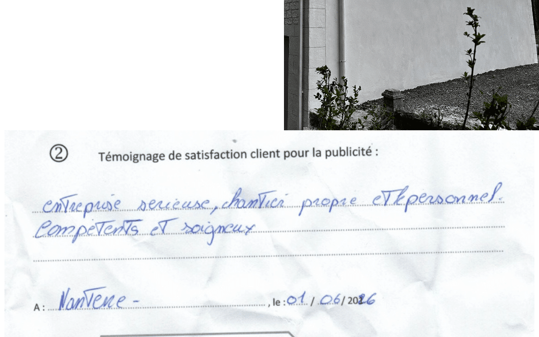 Nettoyage et rénovation d&rsquo;un pignon en enduit à la chaux