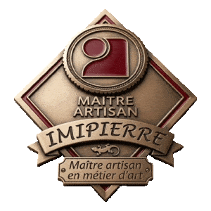 Label de Maître Artisan en Métier d'Art pour Franck Magnin d'imipierre.