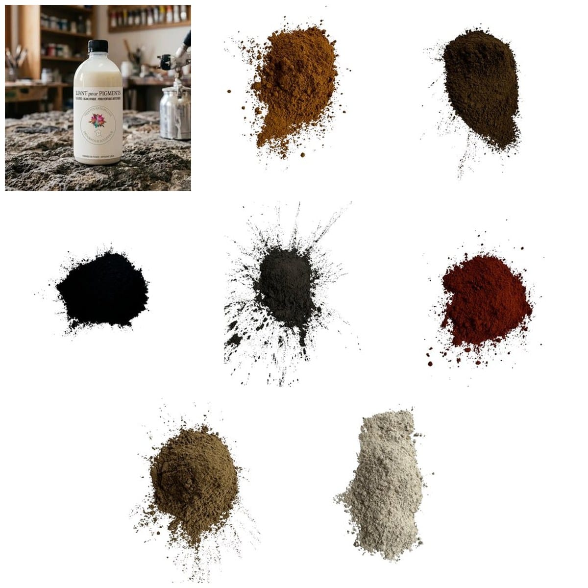 Pack PATINES IMIPIERRE : LAL, TN JATE, TN BR, TN NOOX, TN GRIS, TN ROOX, TN VITE, PFBL